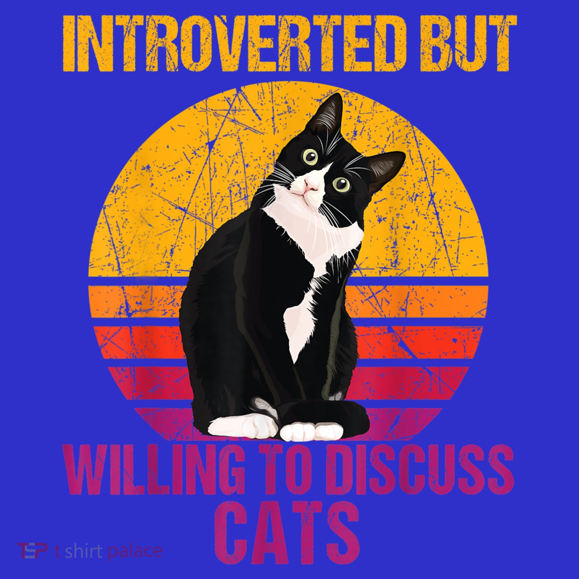 Introverted But Willing To Discuss Cats Mousepad