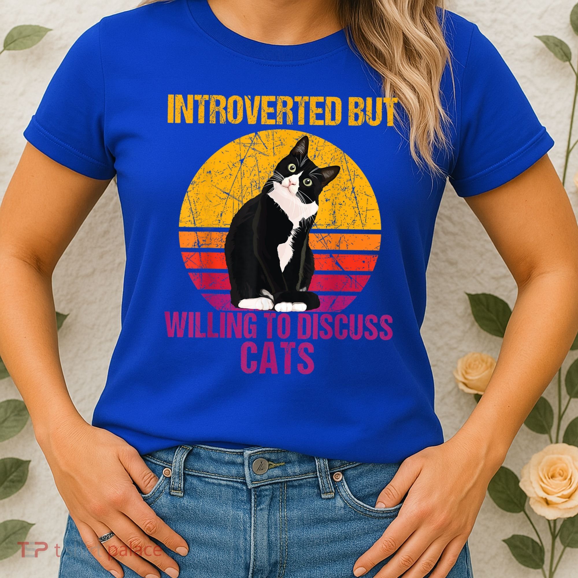 Introverted But Willing To Discuss Cats Women's T-Shirt