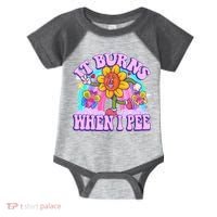It Burns When I Pee Funny Sarcastic Ironic Inappropriate Infant Baby Jersey Bodysuit thumb 0