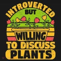 Introverted But Willing To Discuss Plants Love Plant Garden Pajama Set thumb 2