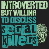 Introverted But Willing To Discuss Serial Killers True Crime Beanie thumb 2
