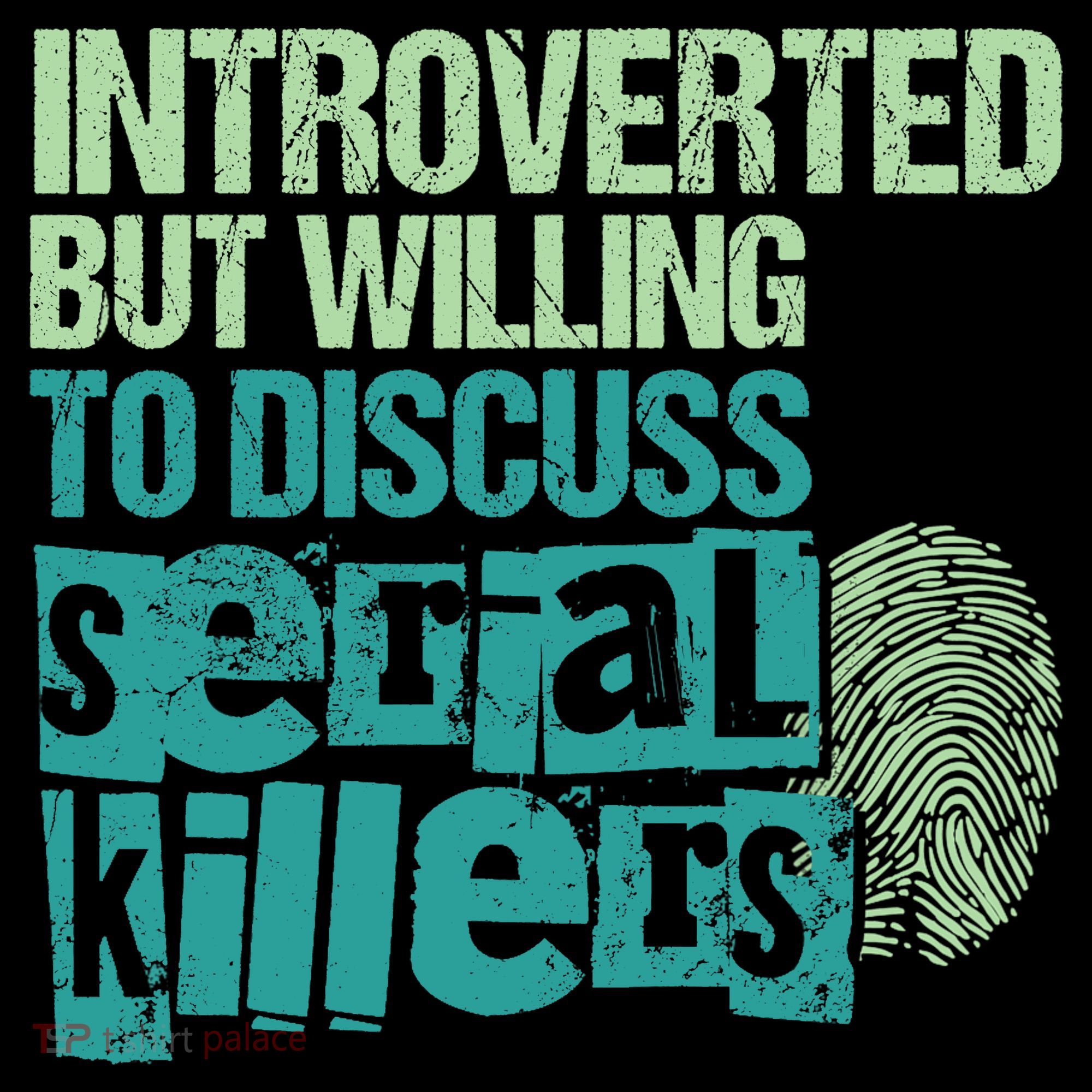 Introverted But Willing To Discuss Serial Killers True Crime Mousepad