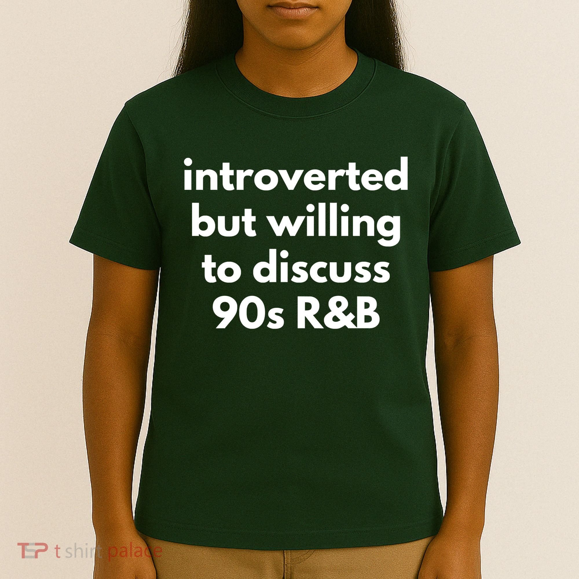 Introverted But Willing To Discuss 90s R&B Funny Music Fan T-Shirt