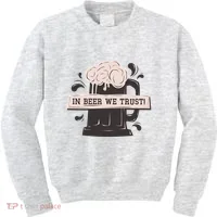 In Beer We Trust Kids Sweatshirt thumb 0