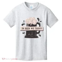 In Beer We Trust Kids T-Shirt thumb 0
