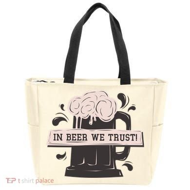 In Beer We Trust Tote Bag