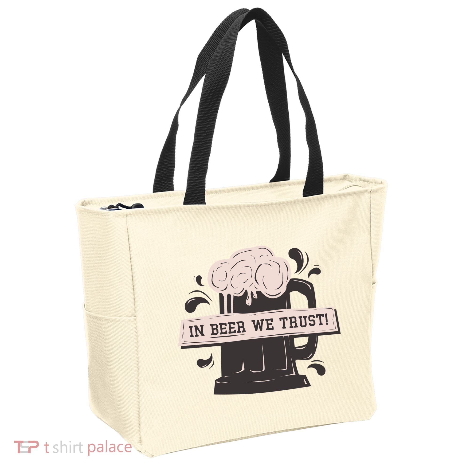 In Beer We Trust Tote Bag