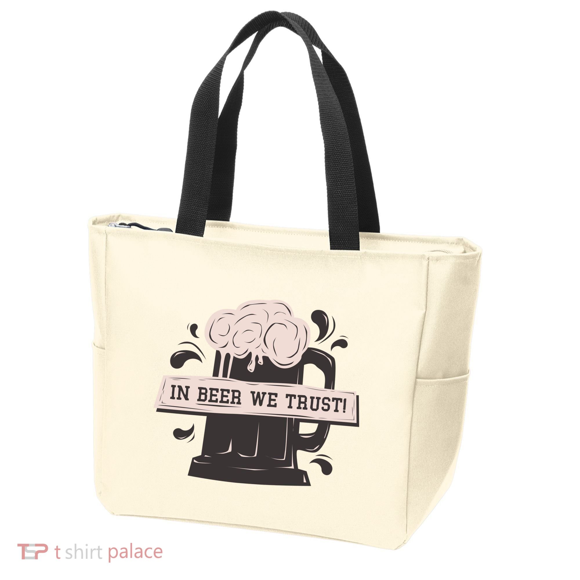 In Beer We Trust Tote Bag
