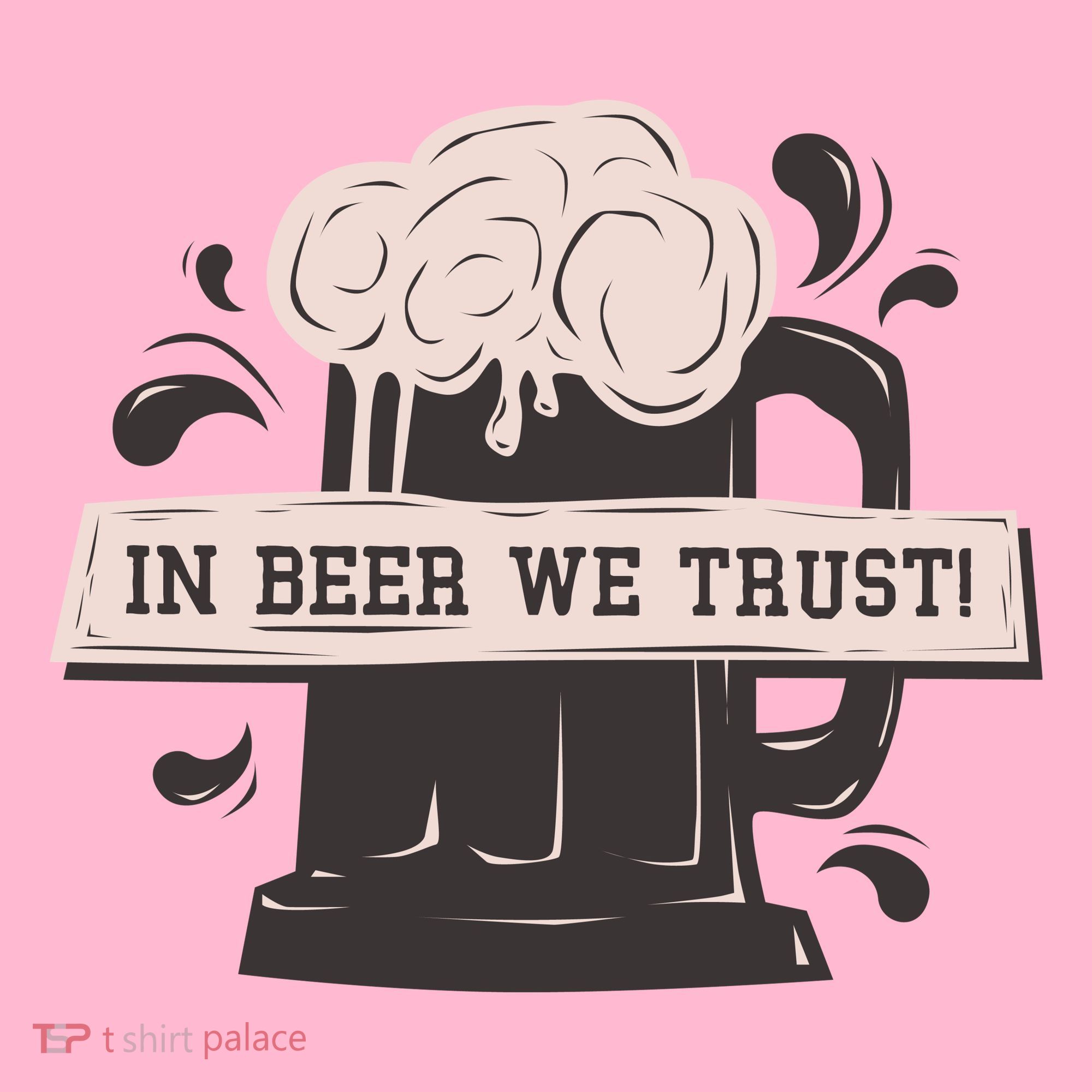 In Beer We Trust Coaster