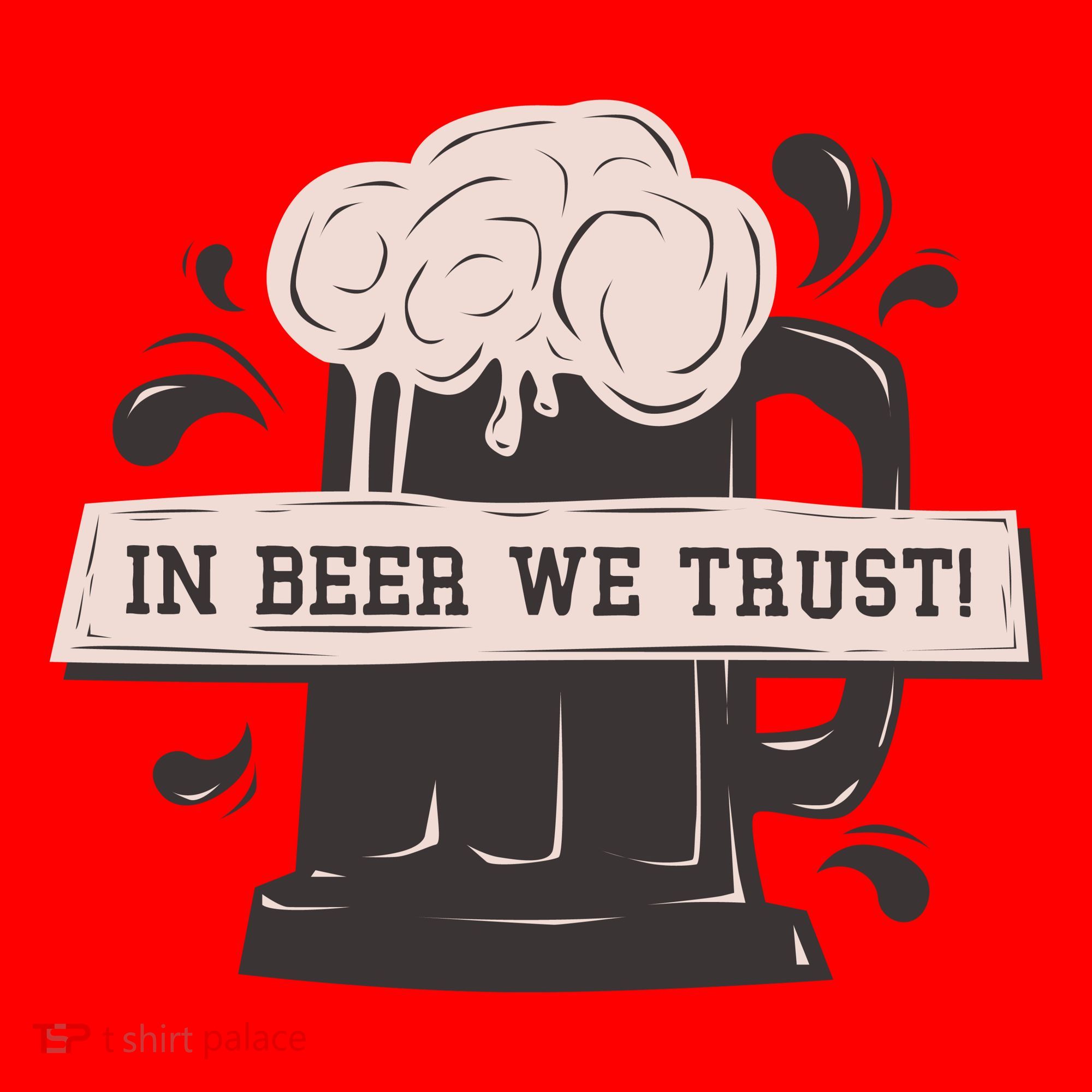 In Beer We Trust Santa Hat