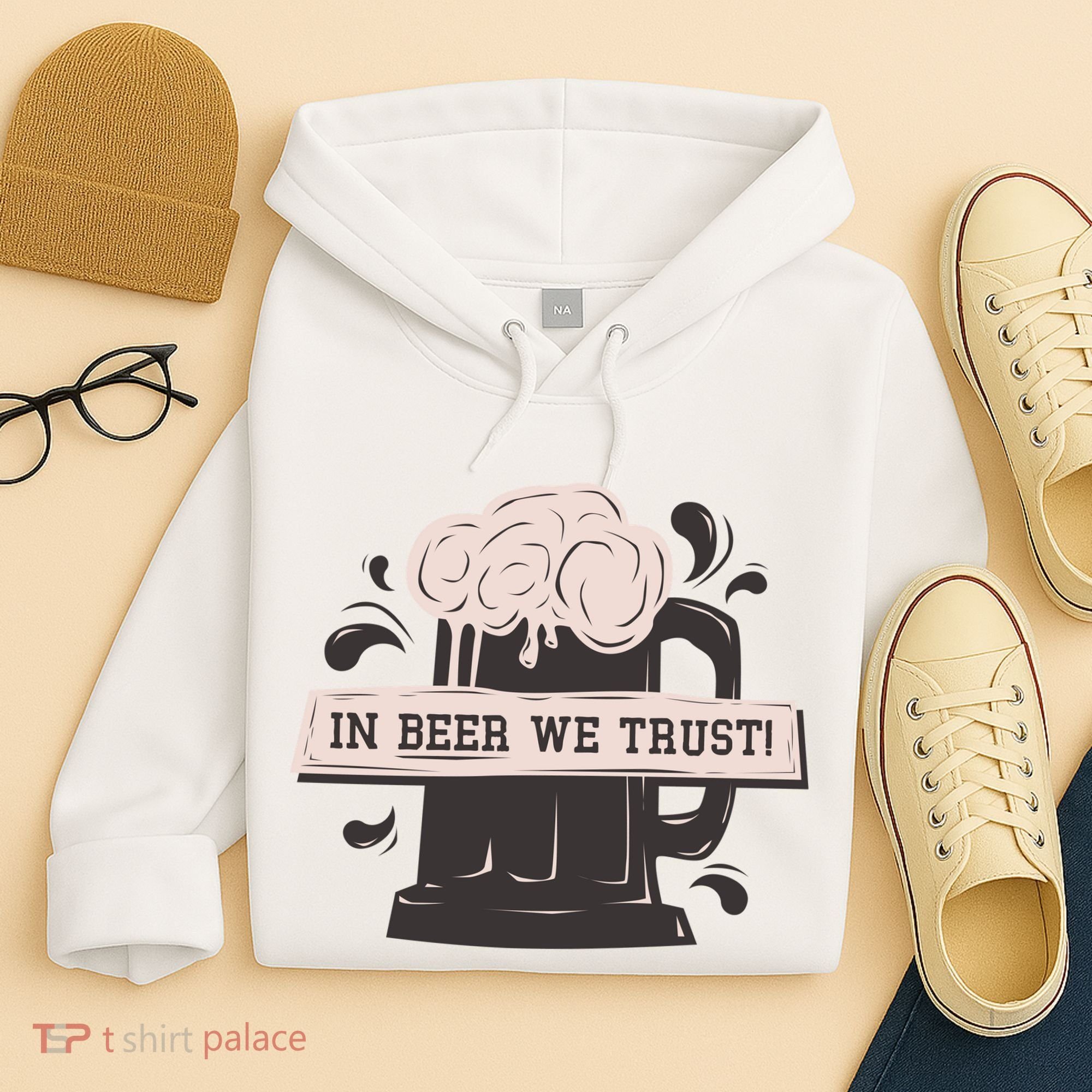 In Beer We Trust Hoodie