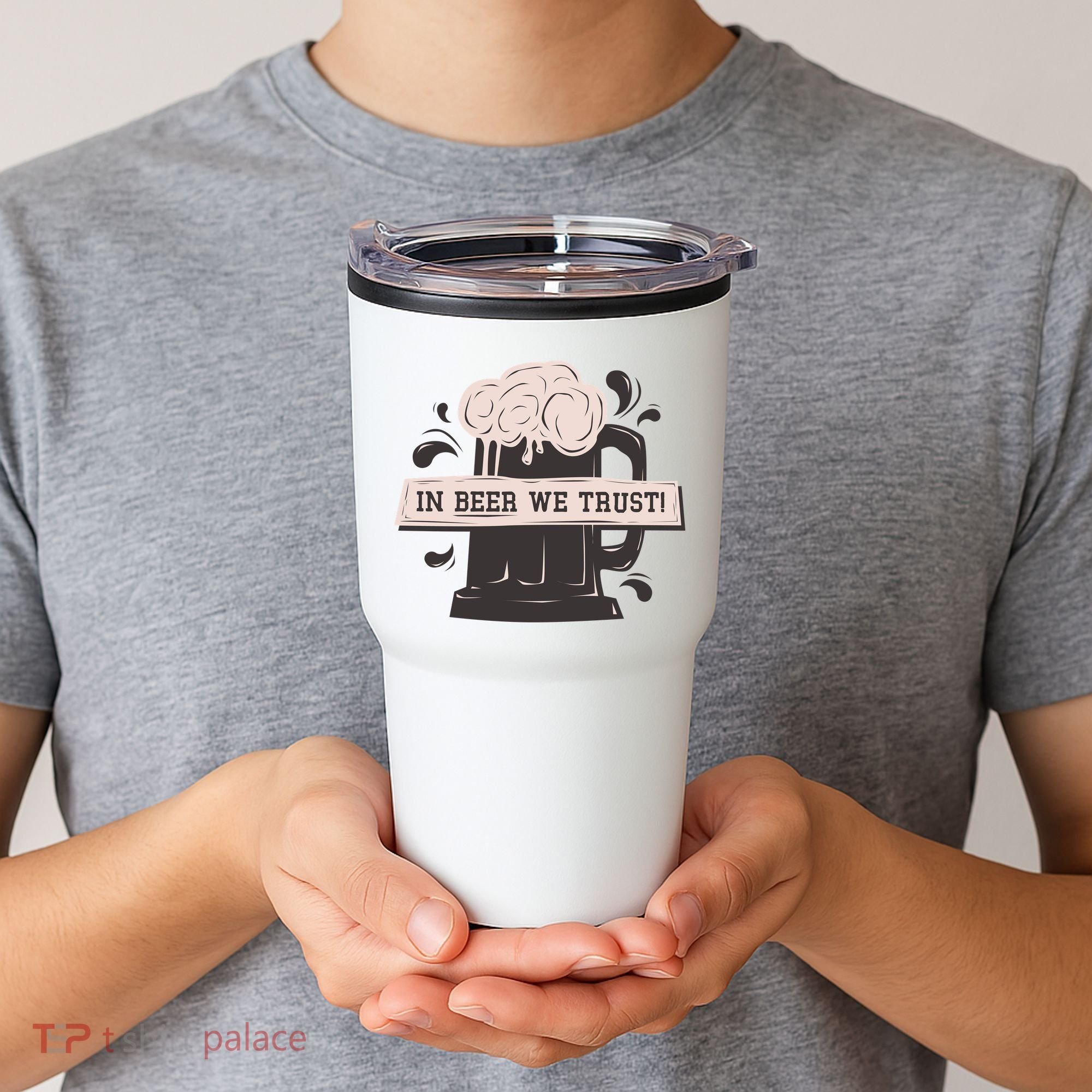 In Beer We Trust Tumbler