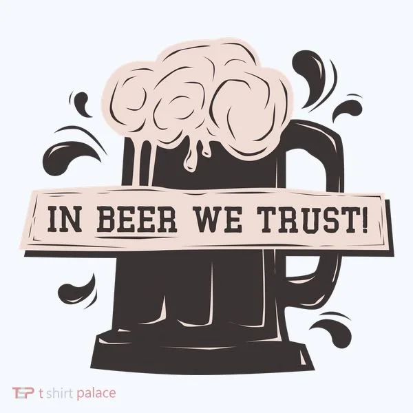 In Beer We Trust Baby Bodysuit