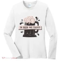In Beer We Trust Women's Long Sleeve Shirt thumb 0