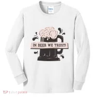 In Beer We Trust Kids Long Sleeve Shirt thumb 0