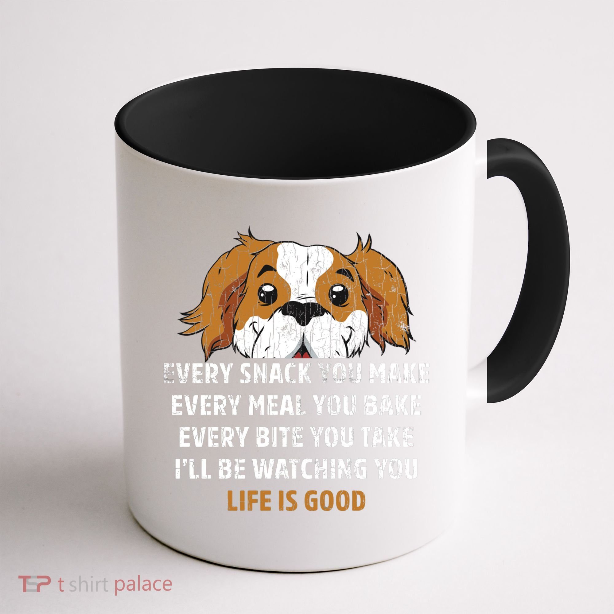 I’ll Be Watching You Funny Dog Lover Owner Dad Graphic Cute Gift Coffee Mug