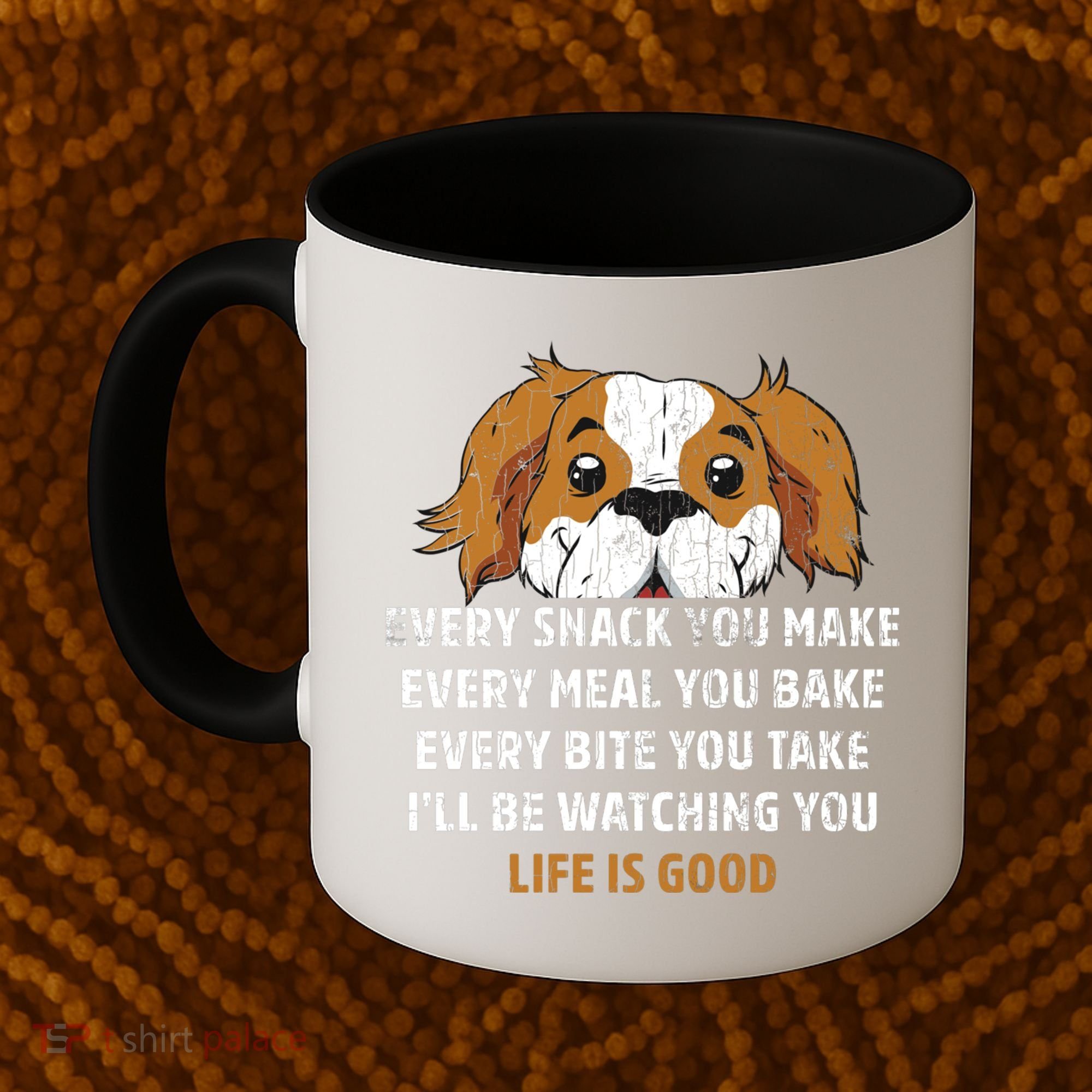 I’ll Be Watching You Funny Dog Lover Owner Dad Graphic Cute Gift Coffee Mug