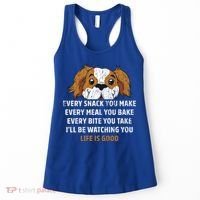 I’ll Be Watching You Funny Dog Lover Owner Dad Graphic Cute Gift Women's Tank Top thumb 0