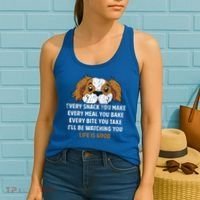 I’ll Be Watching You Funny Dog Lover Owner Dad Graphic Cute Gift Women's Tank Top thumb 2