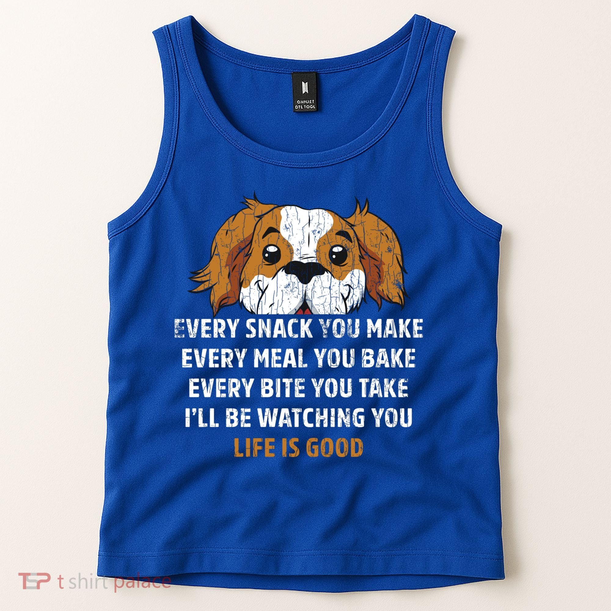 I’ll Be Watching You Funny Dog Lover Owner Dad Graphic Cute Gift Tank Top