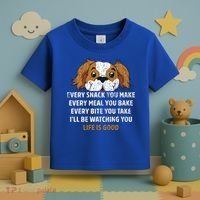 I’ll Be Watching You Funny Dog Lover Owner Dad Graphic Cute Gift Toddler T-Shirt thumb 3