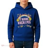 It Burns When I Pee Kids Hoodie thumb 4