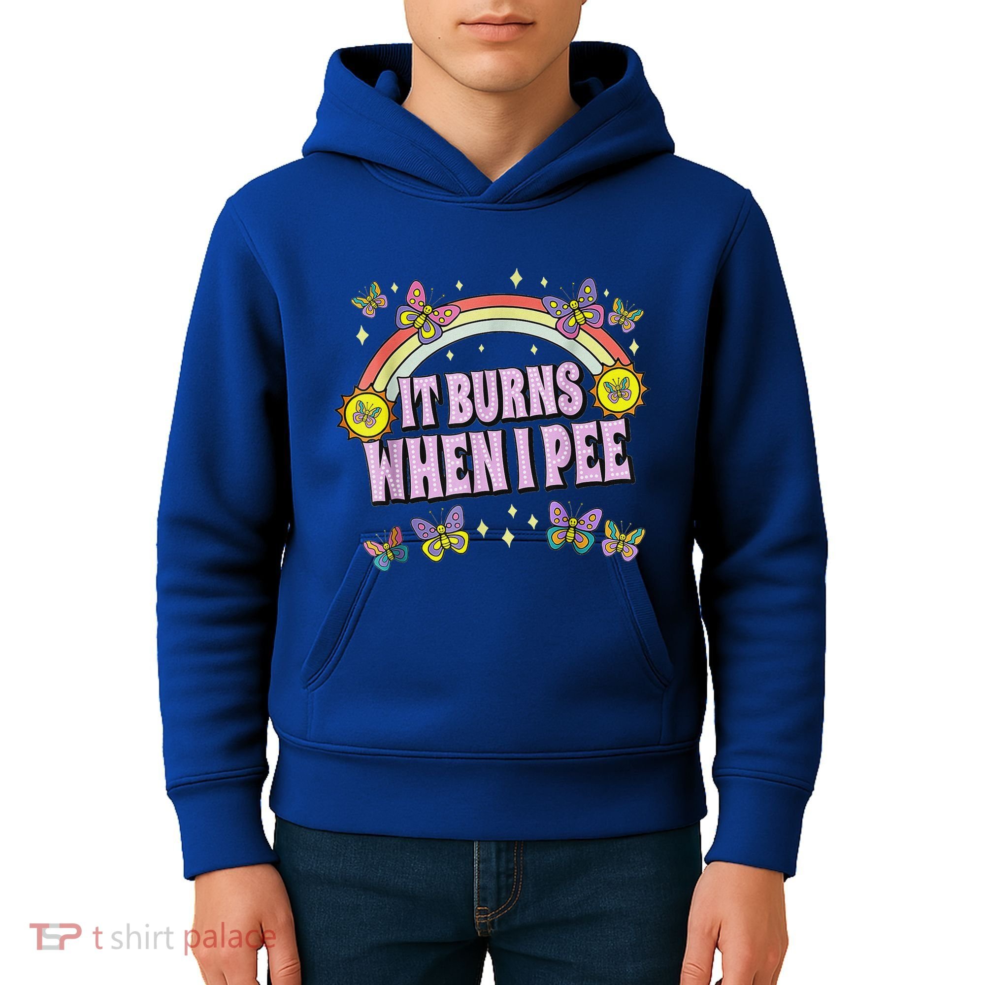 It Burns When I Pee Kids Hoodie