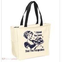 I Baked You Some Shut The Fucupcakes Tote Bag thumb 2