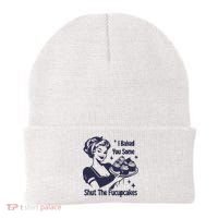I Baked You Some Shut The Fucupcakes Beanie thumb 0