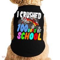 I Crushed 100 Days Of School Doggie Tank thumb 0