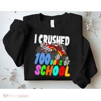 I Crushed 100 Days Of School Sweatshirt thumb 2