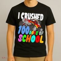 I Crushed 100 Days Of School T-Shirt thumb 3