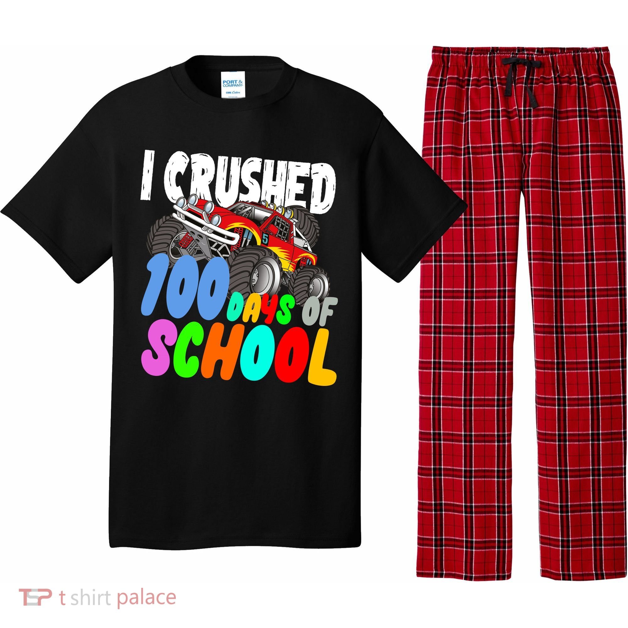 I Crushed 100 Days Of School Pajama Set