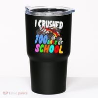 I Crushed 100 Days Of School Tumbler thumb 0
