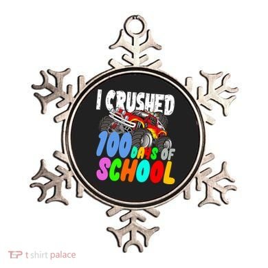 I Crushed 100 Days Of School Ornament