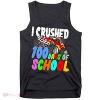 I Crushed 100 Days Of School Tank Top thumb 0