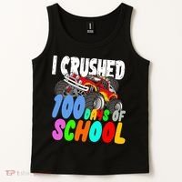 I Crushed 100 Days Of School Tank Top thumb 2