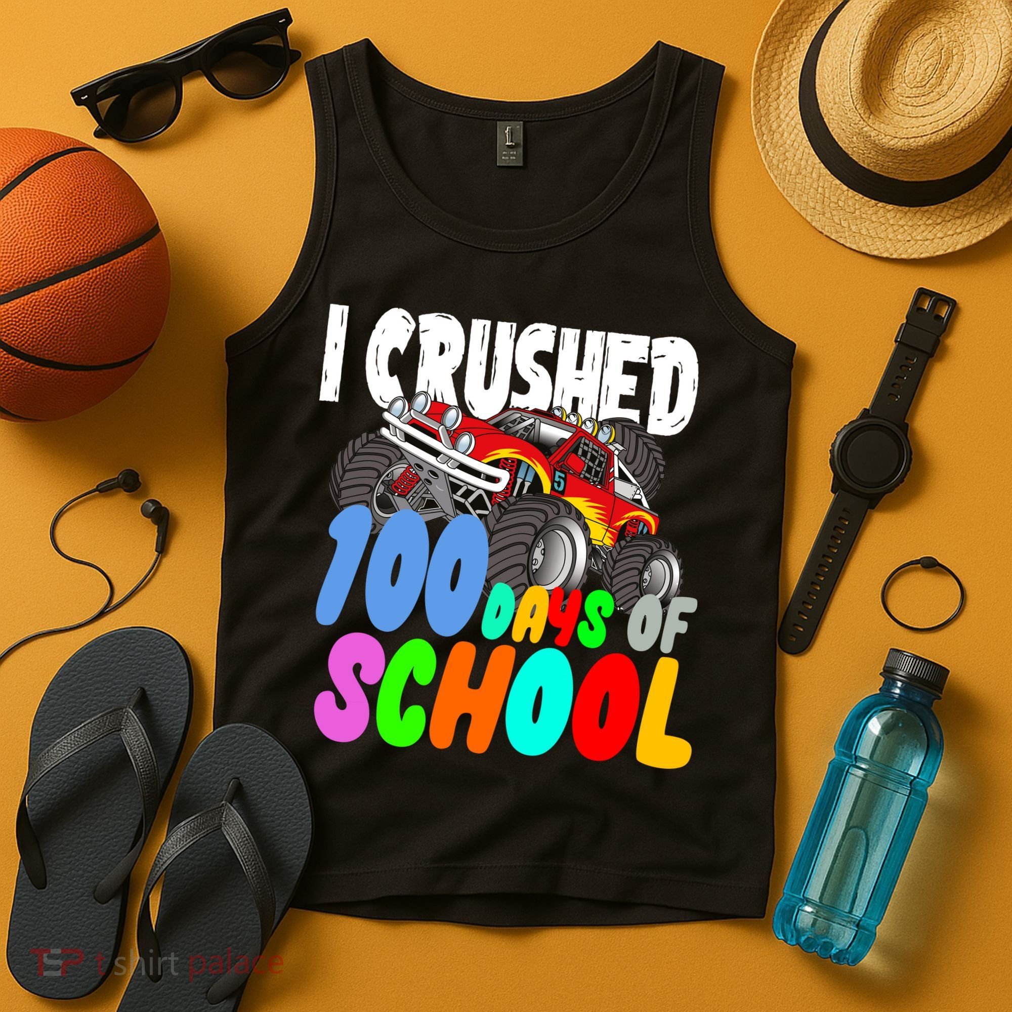 I Crushed 100 Days Of School Tank Top