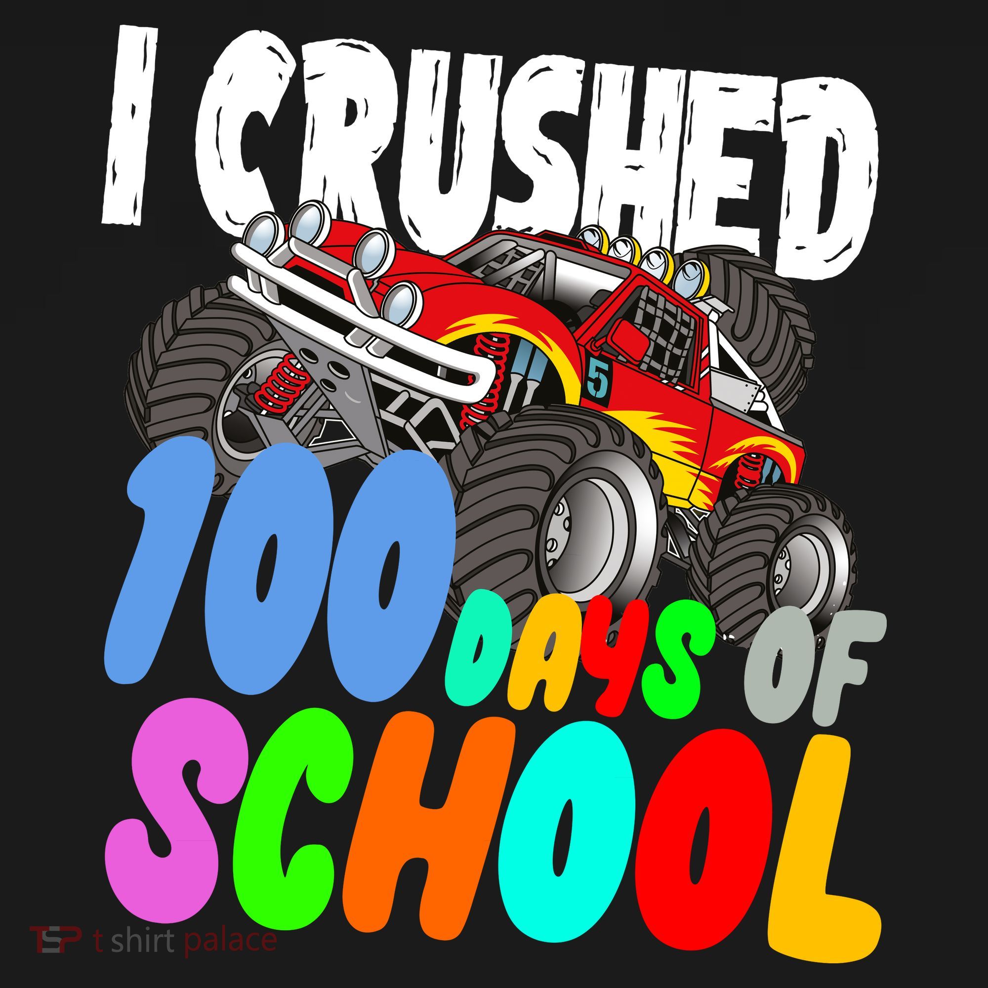 I Crushed 100 Days Of School Visor