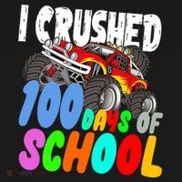 I Crushed 100 Days Of School Kids Sweatshirt thumb 2
