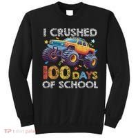 I Crushed 100 Days Of School Monster Truck 100th Boy Sweatshirt thumb 0