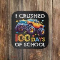 I Crushed 100 Days Of School Monster Truck 100th Boy Coaster thumb 0