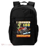 I Crushed 100 Days Of Kindergarten 100th Day School Monster Gift Backpack thumb 0