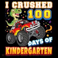 I Crushed 100 Days Of Kindergarten 100th Day School Monster Gift Coffee Mug thumb 5