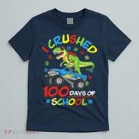 I Crushed 100 Days Of School 100th Day Of School Boys Girls T-Shirt thumb 5