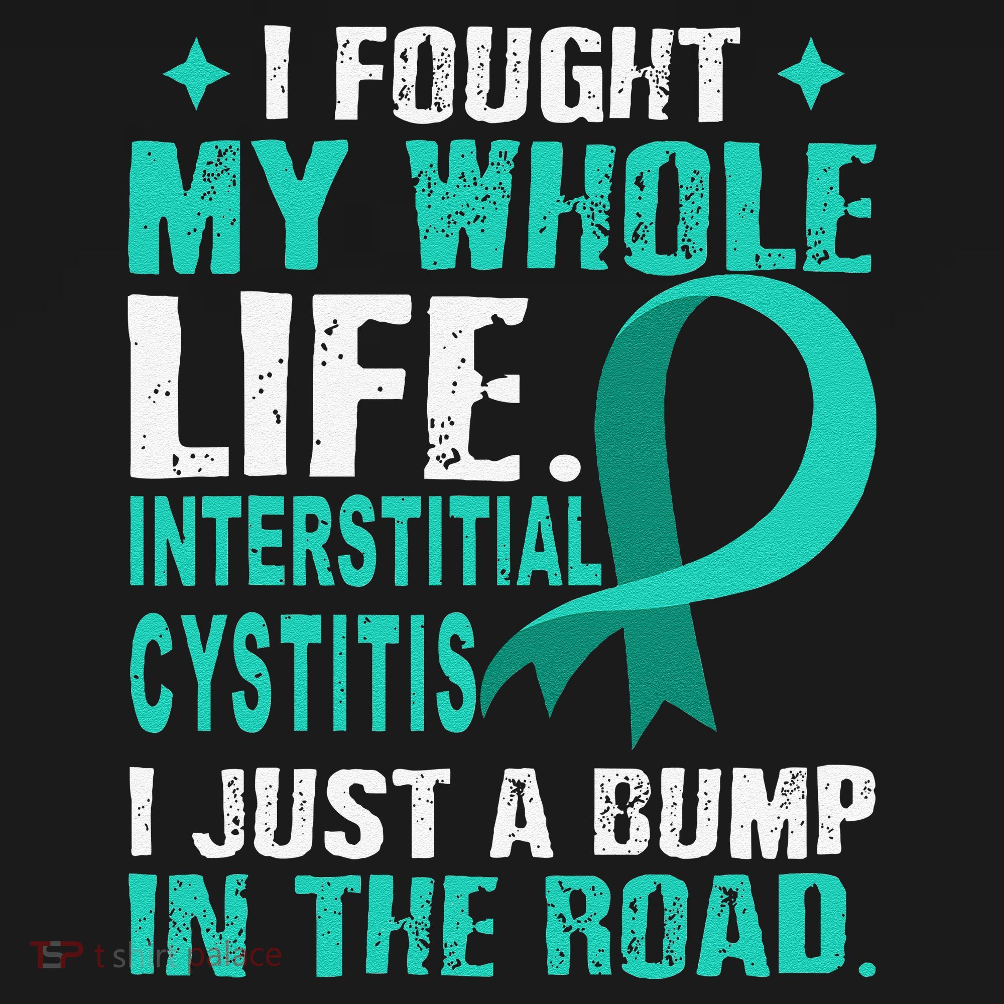 Interstitial Cystitis Awareness Teal Ribbon Support Family Backpack