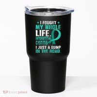 Interstitial Cystitis Awareness Teal Ribbon Support Family Tumbler thumb 0