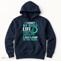 Interstitial Cystitis Awareness Teal Ribbon Support Family Hoodie thumb 0