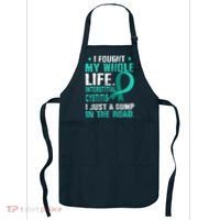 Interstitial Cystitis Awareness Teal Ribbon Support Family Apron thumb 0