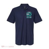Interstitial Cystitis Awareness Teal Ribbon Support Family Polo thumb 0